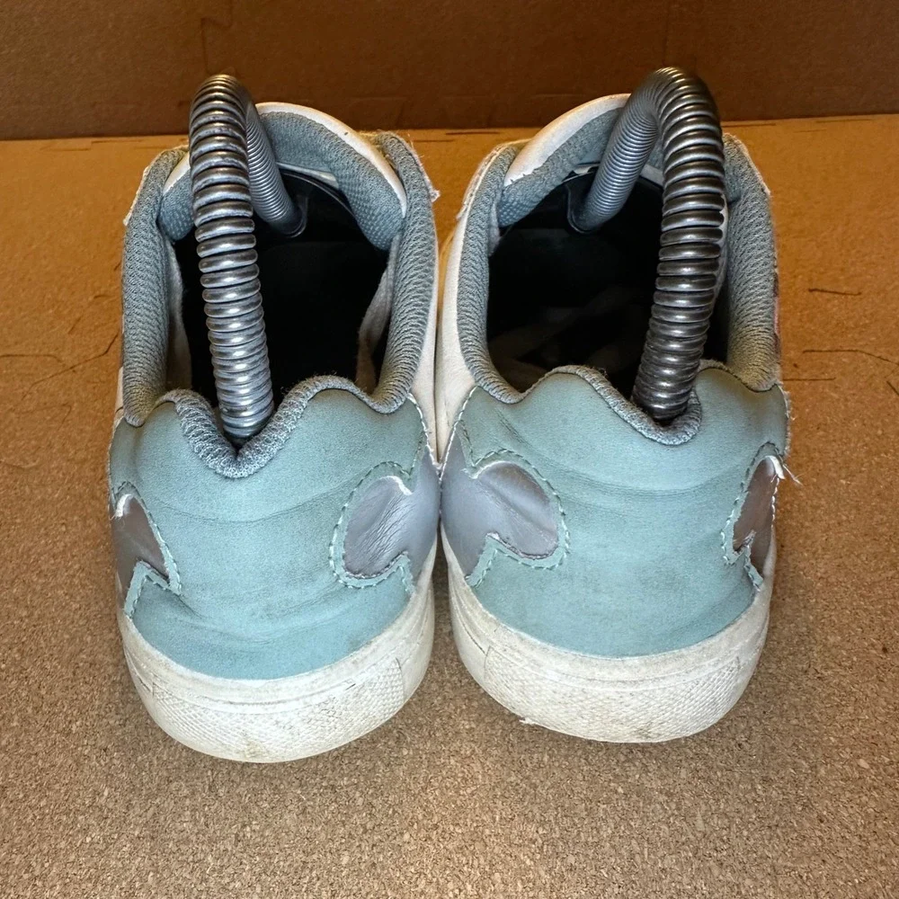 Disney Mickey Minnie Mouse Kids White Low Top Sneakers Size C4‎ Aldi 831674